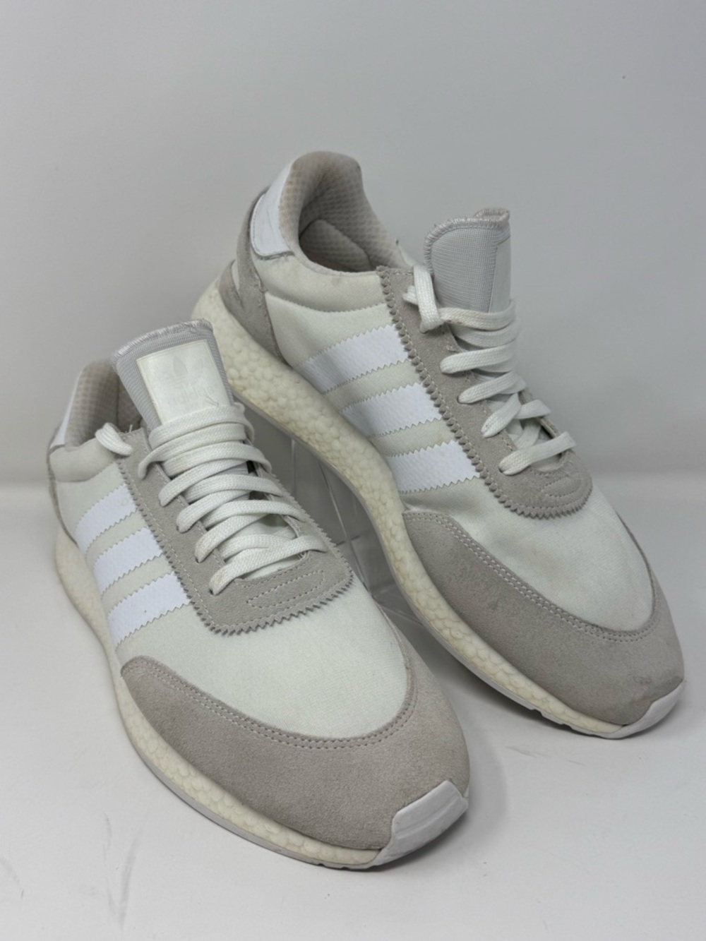 Adidas Mens Gray Running Shoes Sneakers Size 14